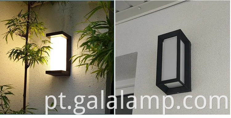 Luz de parede externa à prova d'água 24W para jardins elegantes